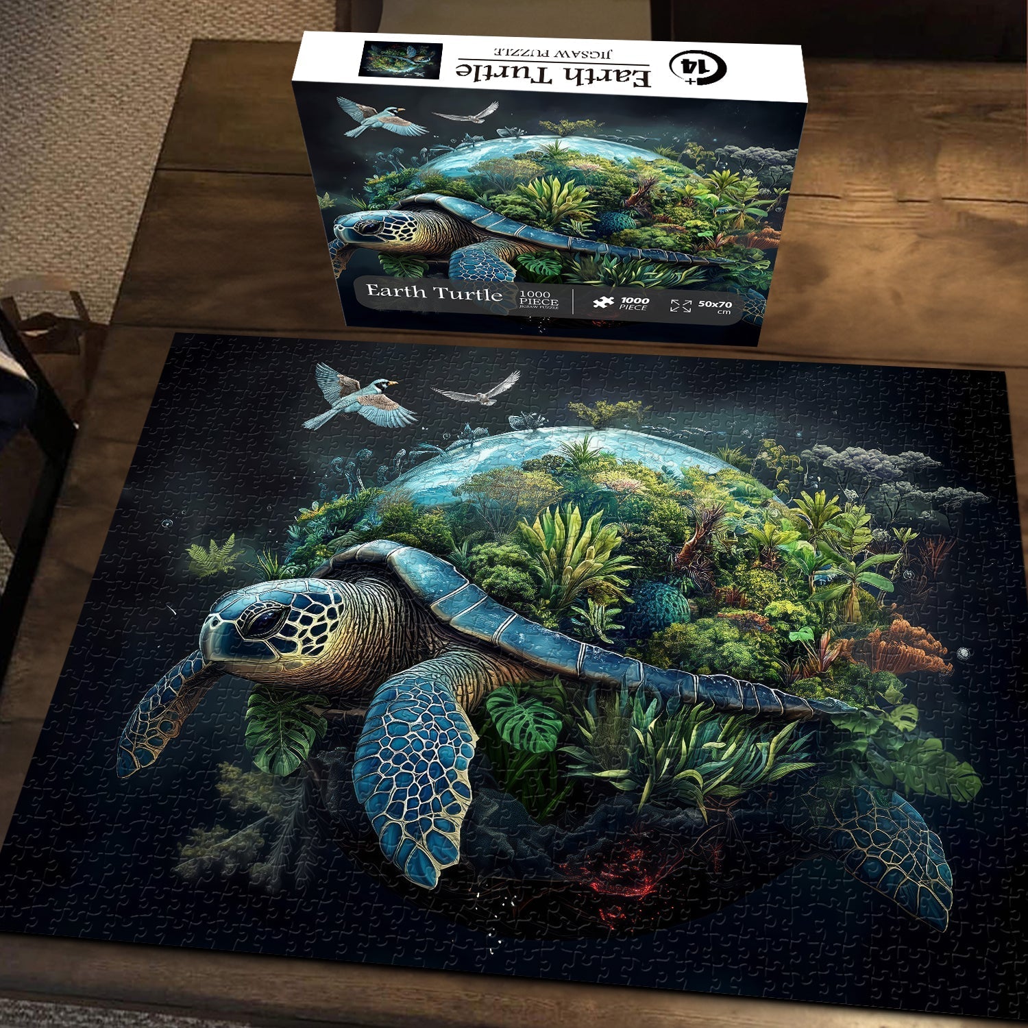 Earth Turtle Jigsaw Puzzles 1000 Pieces