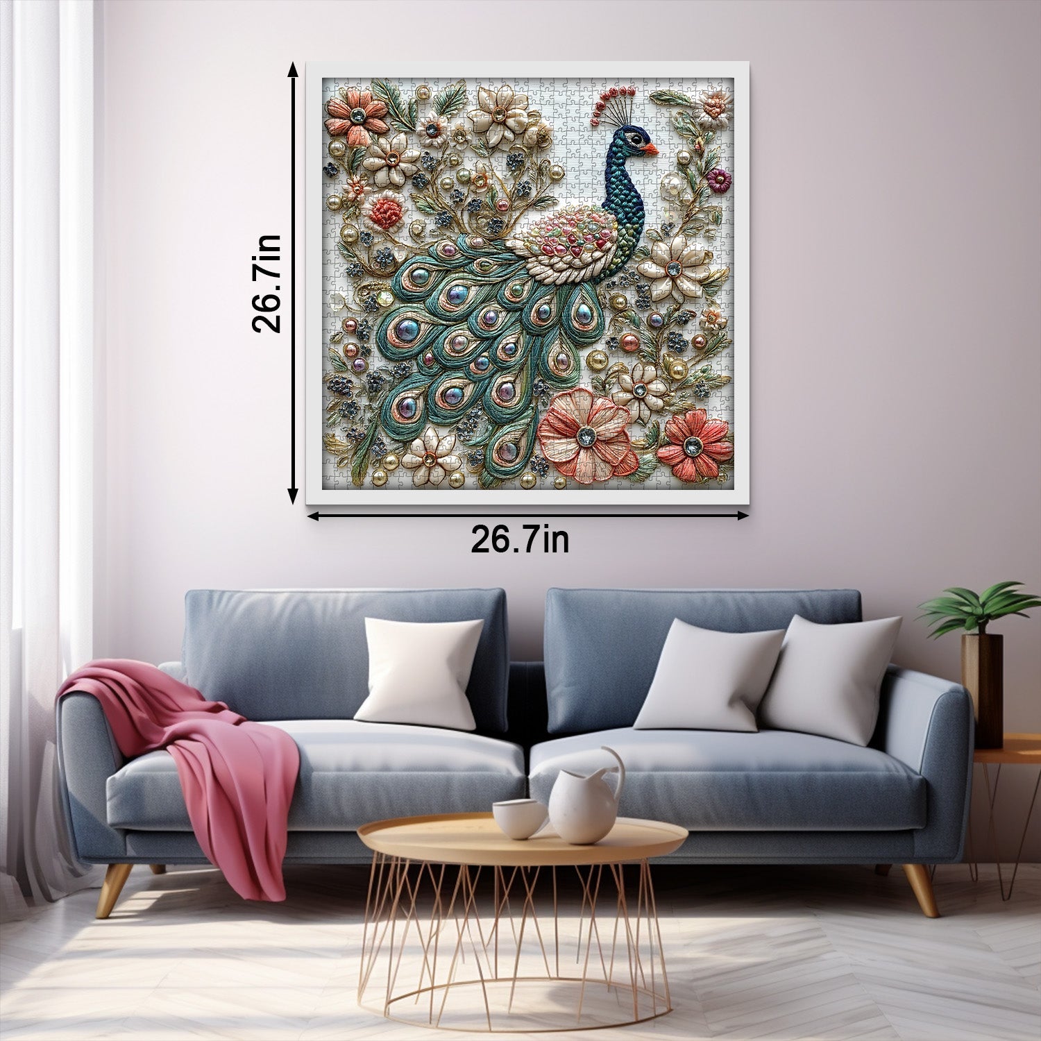 Rompecabezas de plumas de plumas brillantes 1000 piezas