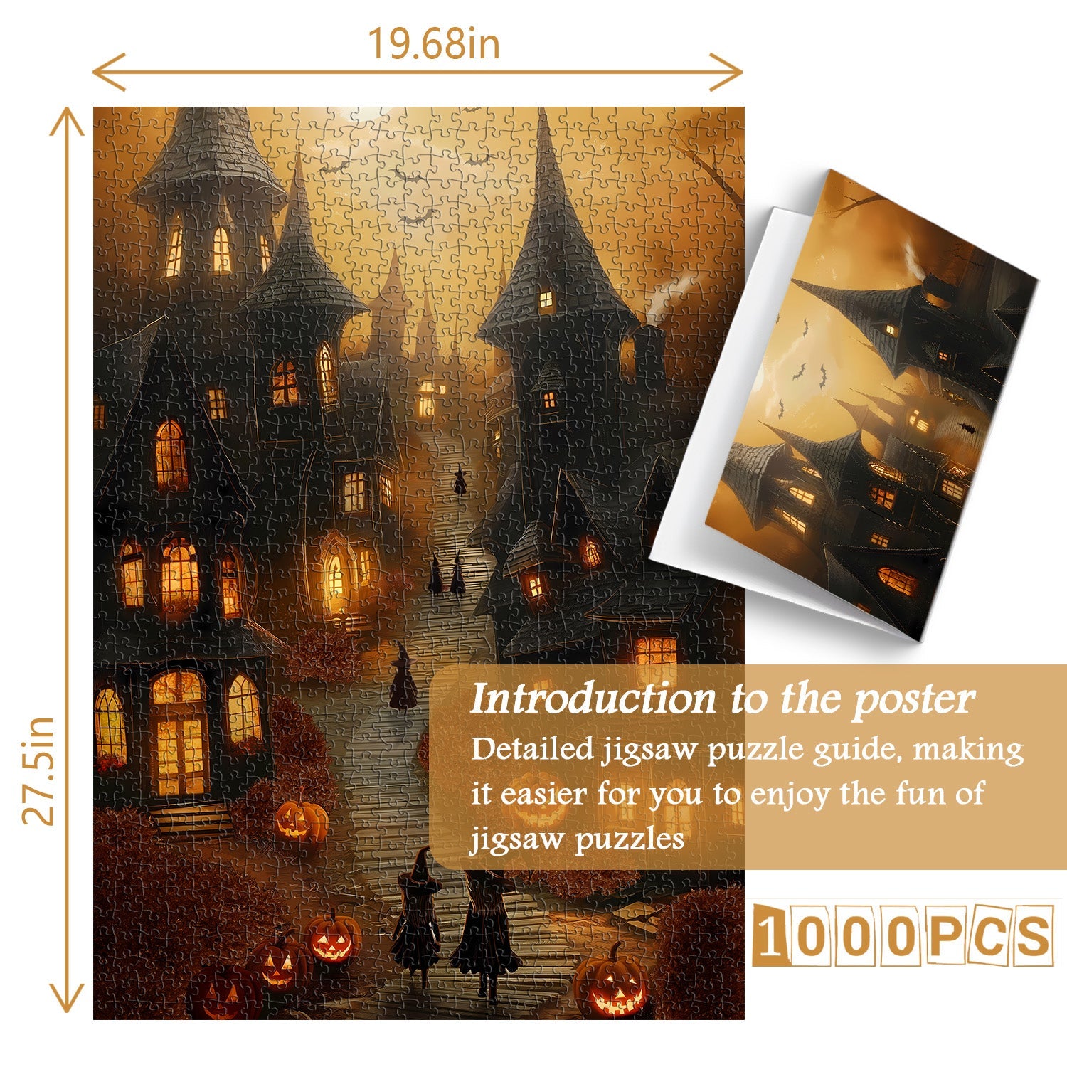 Mystic Pumpkin Town Jigsaw Puzzle 1000 Stücke
