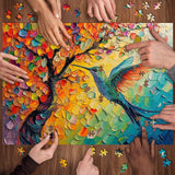 Rompecabezas de la rama de colibríes 1000 piezas