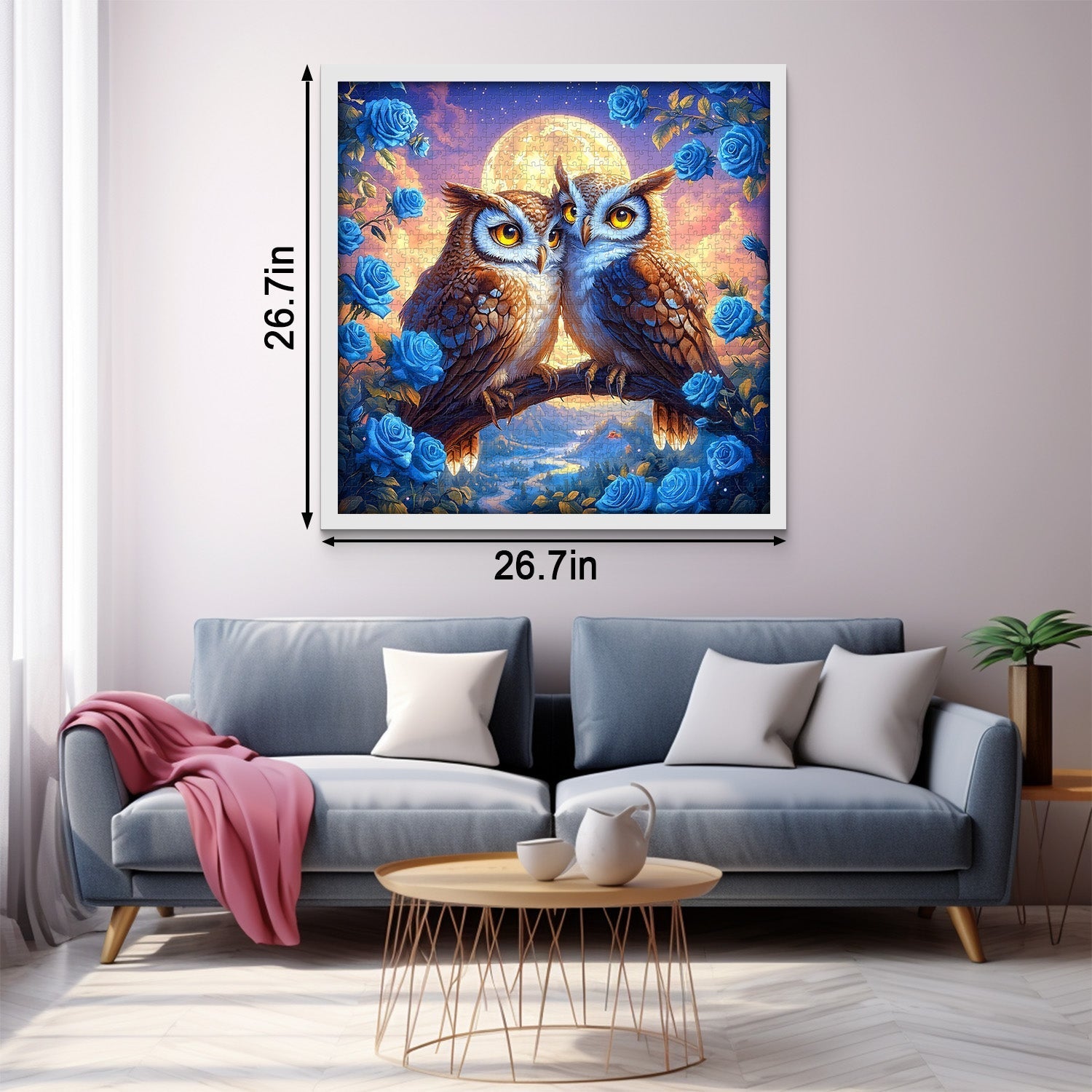 Owls de luna rompecabezas Puzzle 1000 piezas