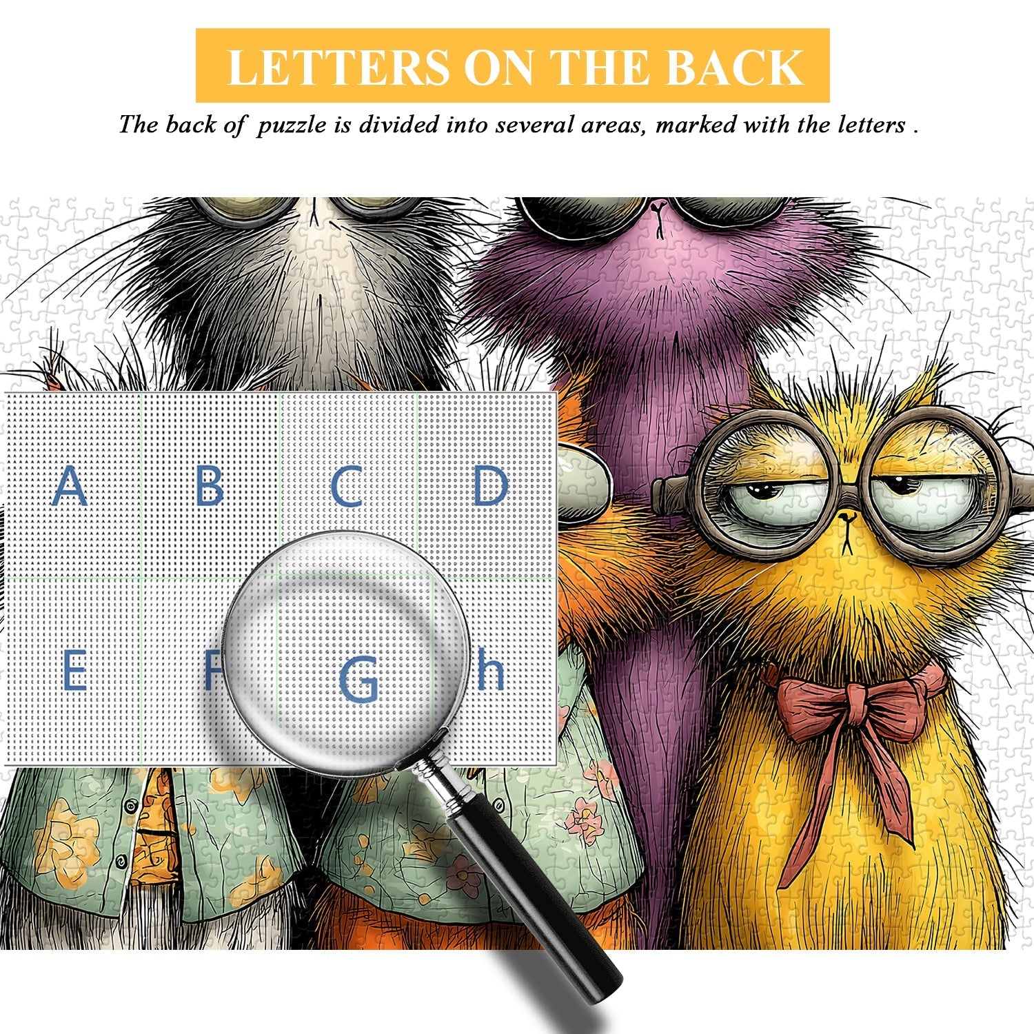 Cool Cat Squad Jigsaw Puzzle 1000 Pieces