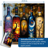 Botella secreta rompecabezas rompecabezas 1000 piezas