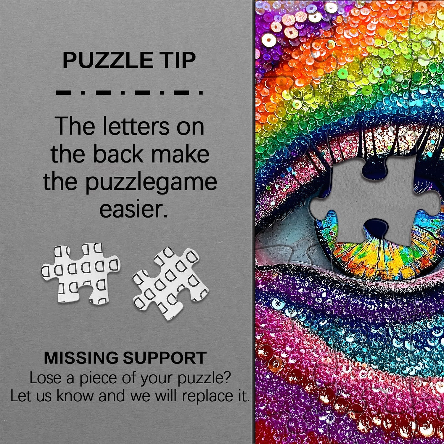 Rainbow Eye Jigsaw Puzzle 1000 piezas