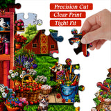 Pielz de rompecabezas de jardín de la granja 1000 piezas