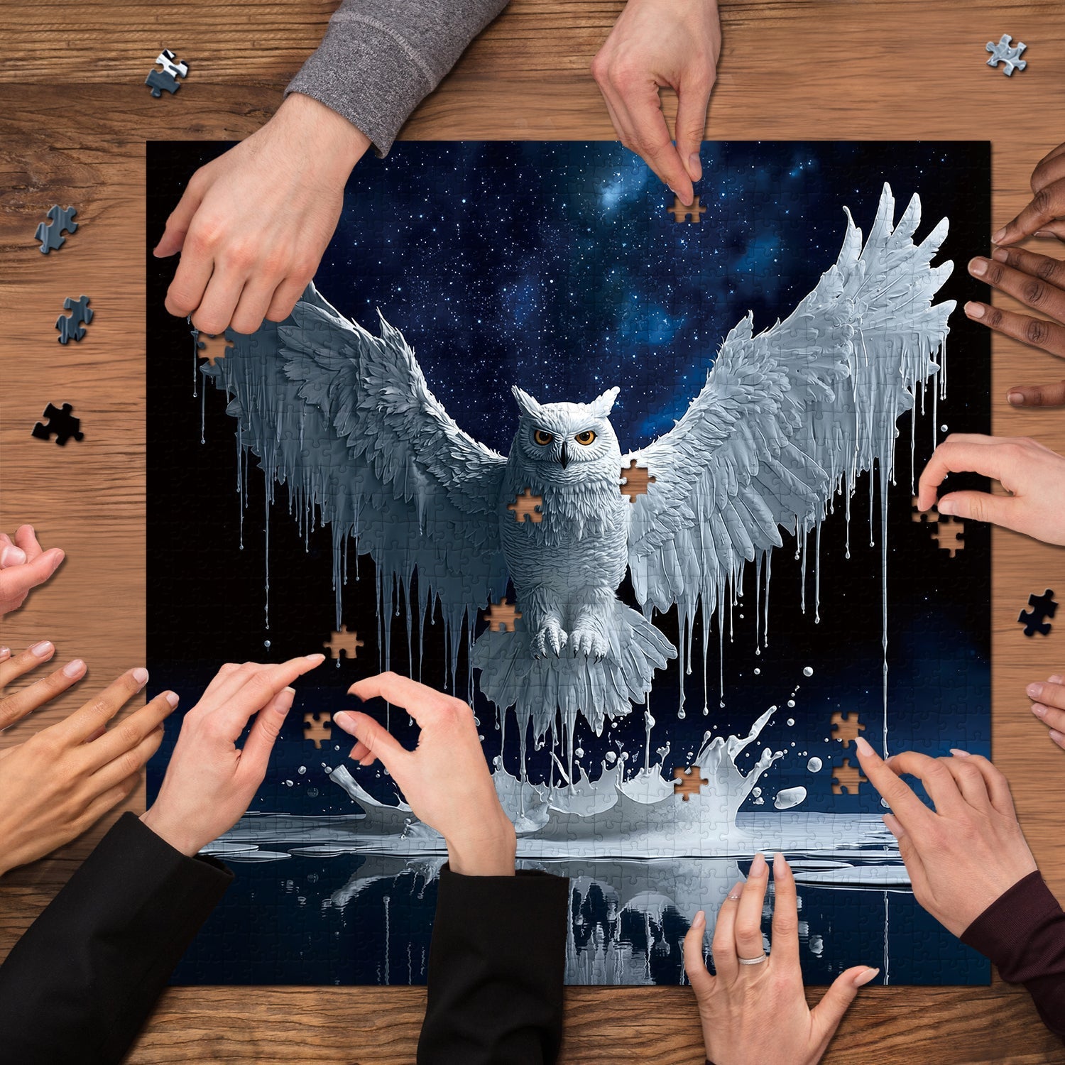 White Owl Jigsaw Puzzle 1000 Piece