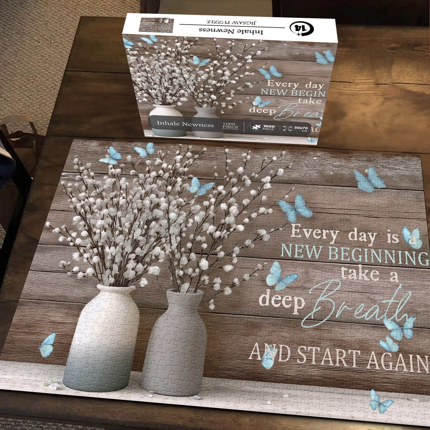 Inhalar novedad rompecabezas rompecabezas 1000 piezas