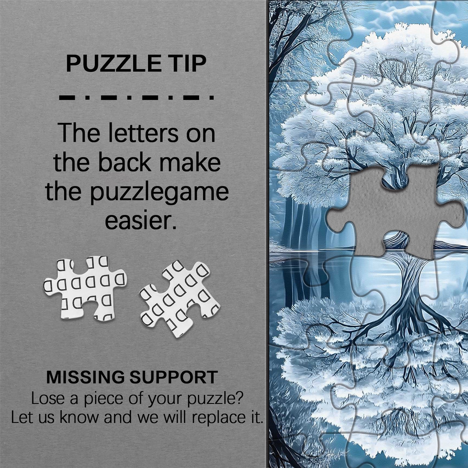 Pielz de Jigsaw de Árbol del Miror 1000