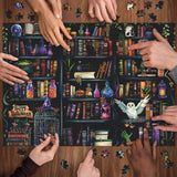 Magical Bookshelf Mystery Jigsaw Puzzle 1000 Pieces