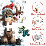 Elk Christmas Celebration Jigsaw Puzzles 1000 Pieces