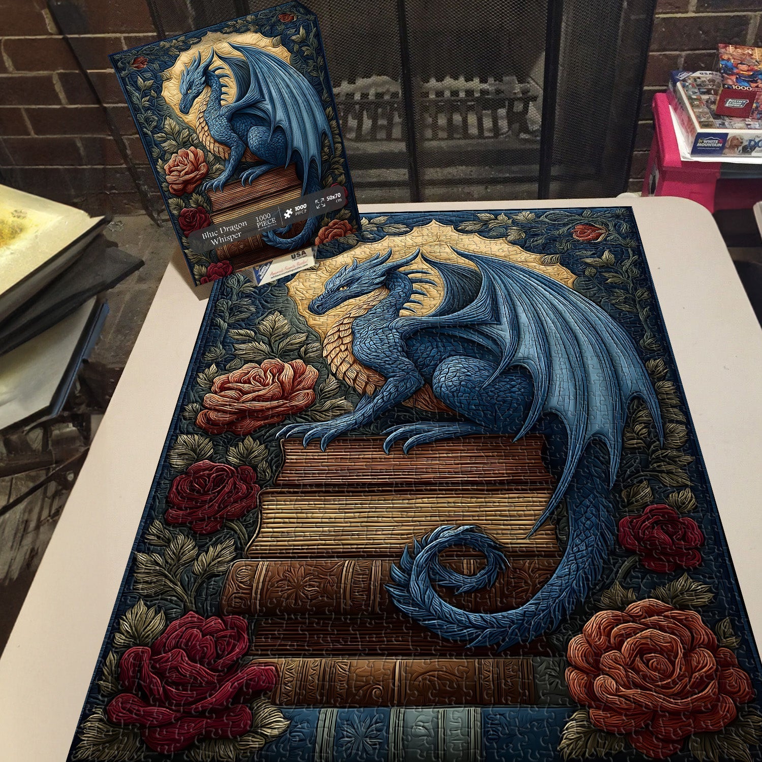 Blue Dragon Whisper Jigsaw Puzzle 1000 Pieces