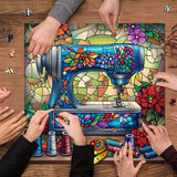 Rompecabezas de costura de vidrieras 1000 piezas