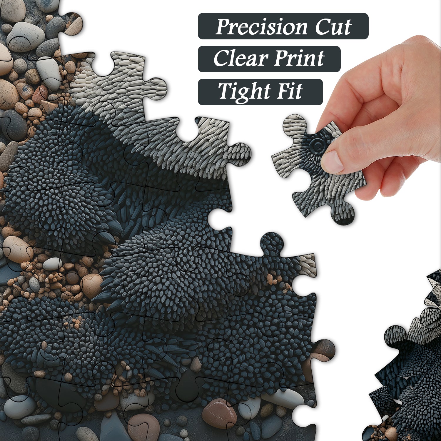 Rock Art Panda Jigsaw Puzzles 1000 piezas