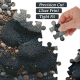 Rock Art Panda Jigsaw Puzzles 1000 piezas