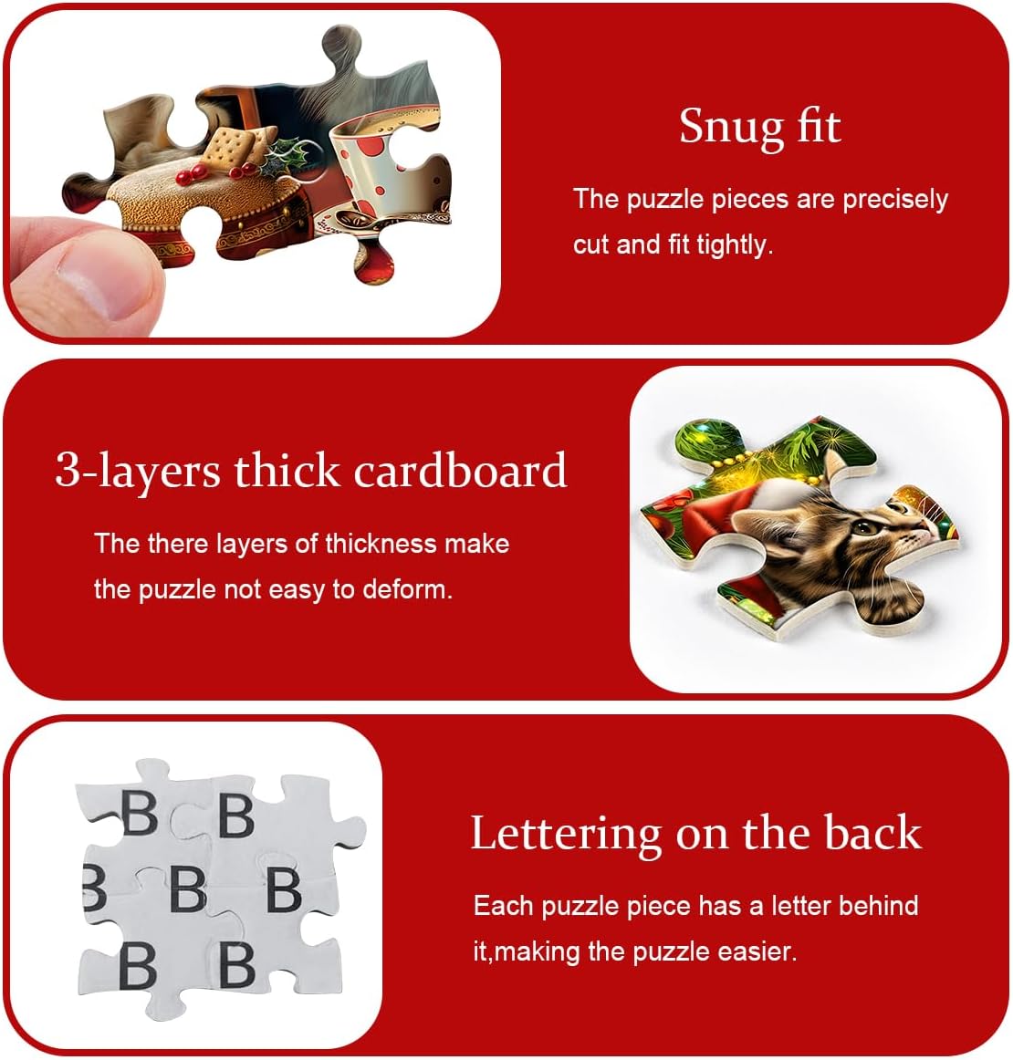 Weihnachtsnacht Puzzle 1000 Stücke