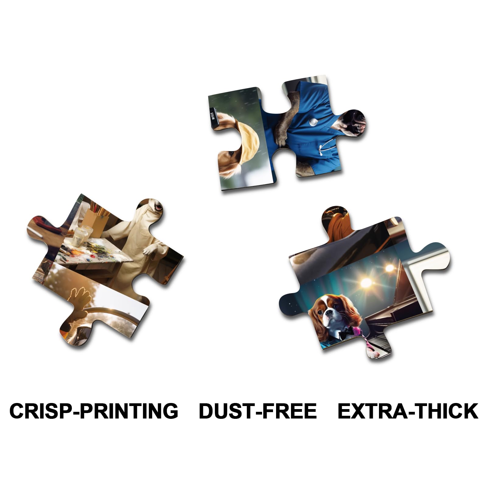 Perrito de trabajo rompecabezas Puzzle 1000 piezas