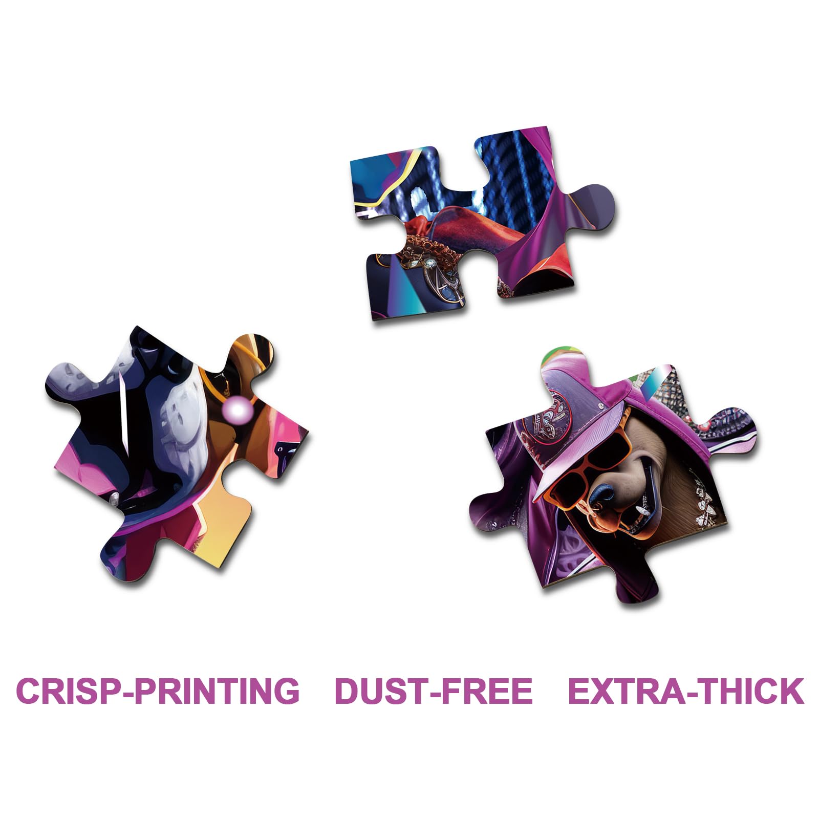 Disco perrito rompecabezas 1000 piezas