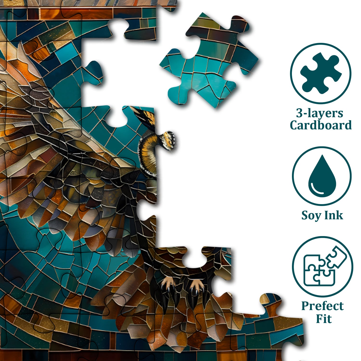 Pielabas de vidrieras de vidrieras 1000 piezas