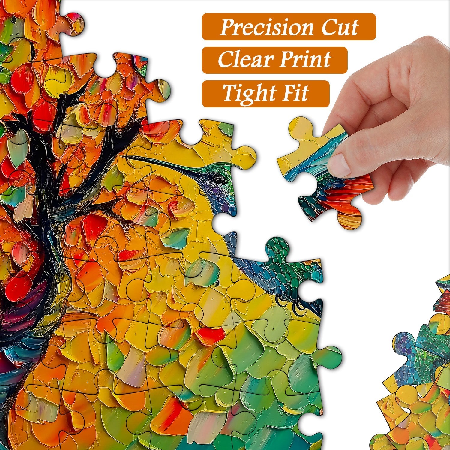 Rompecabezas de la rama de colibríes 1000 piezas