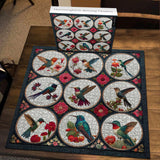 Colibríes entre flores rompecabezas rompecabezas 1000 piezas
