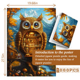 Owl’s Secret Pantry Jigsaw Puzzle 1000 Pieces