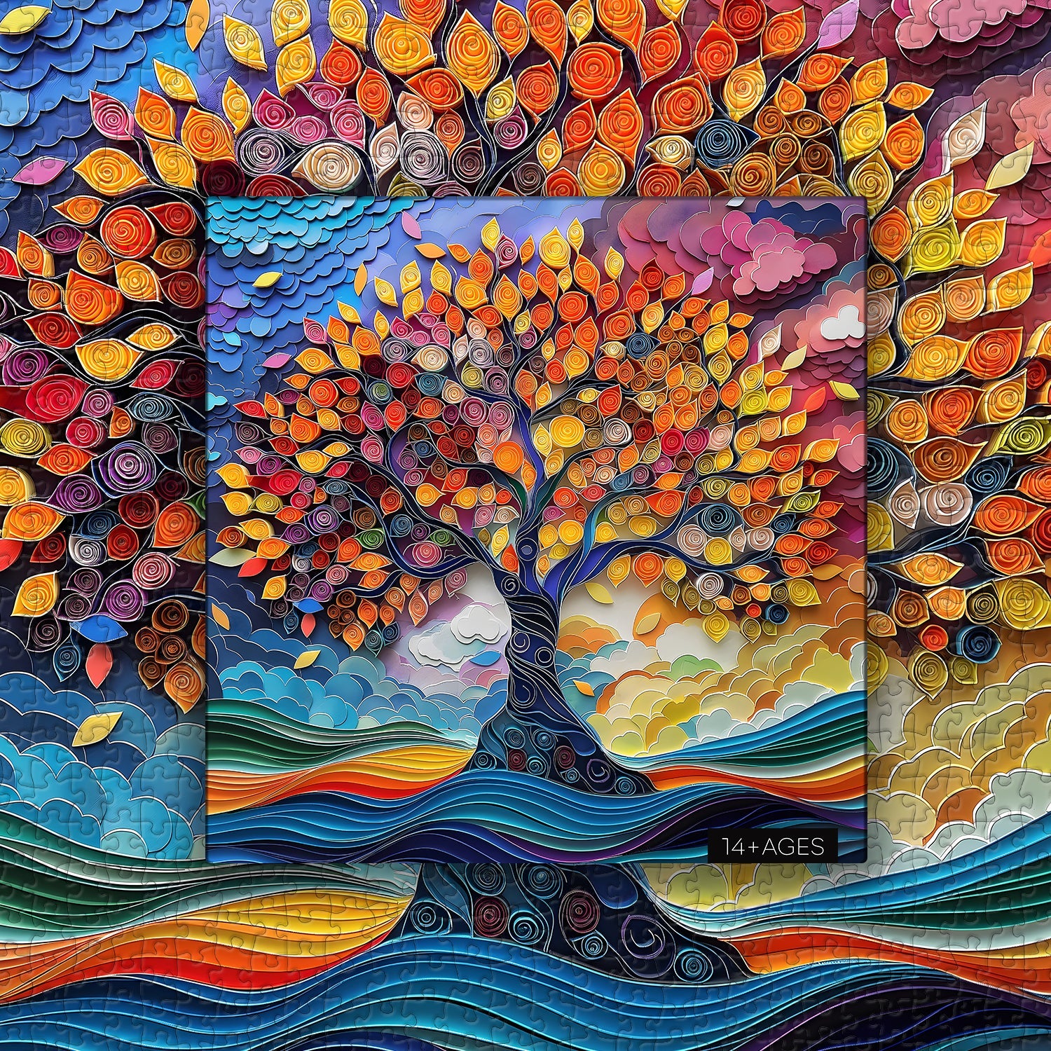 Arbre de vie puzzle 1000 pièces