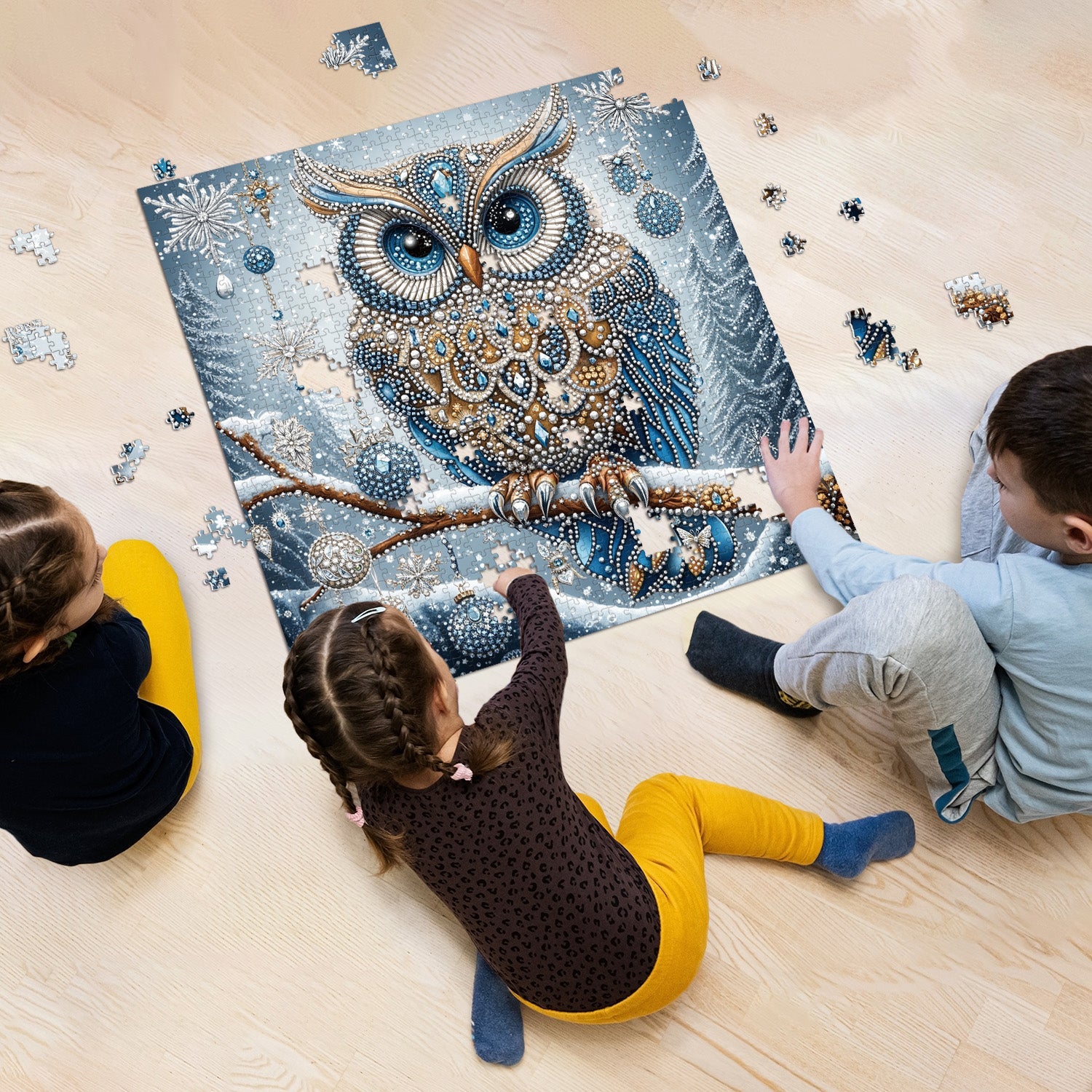 Winter Owl Jigsaw Puzzle 1000 piezas