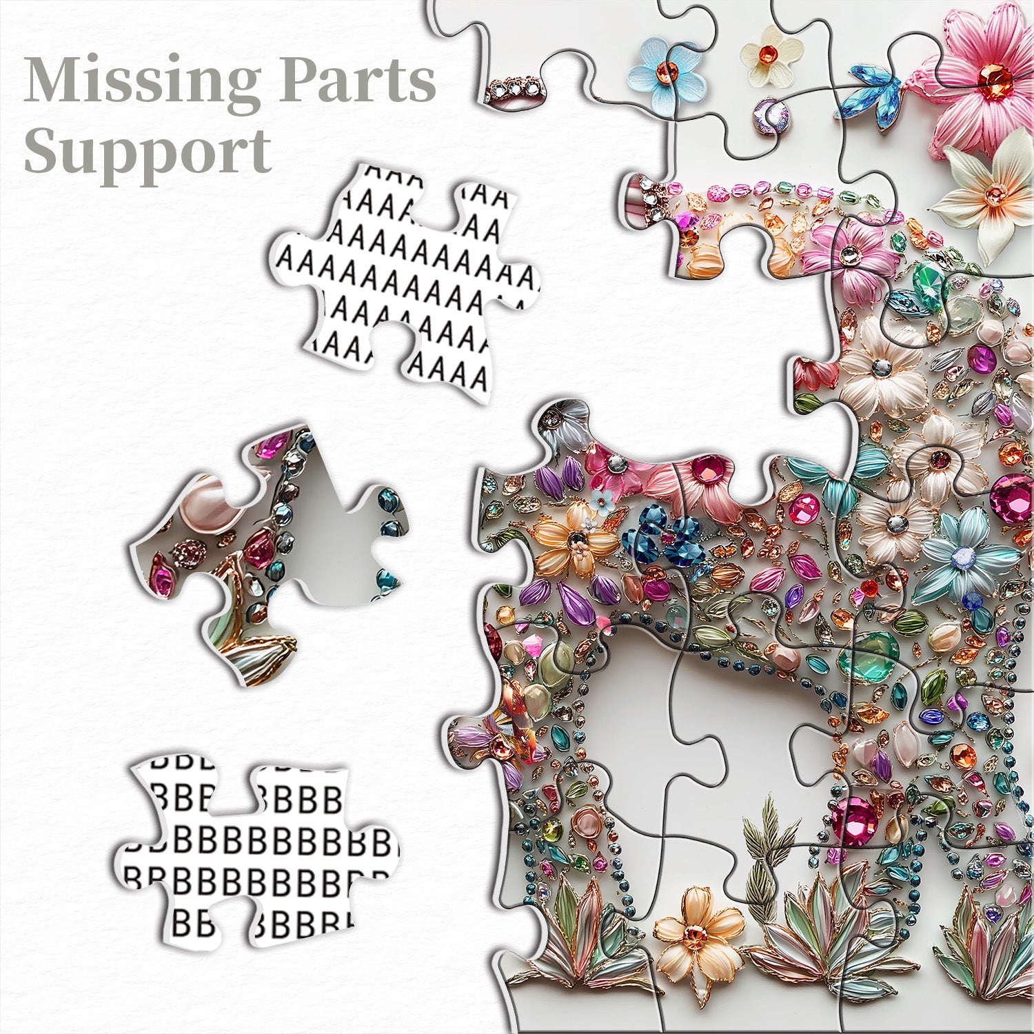 Elegante elefante rompecabezas Rompecabezas 1000 piezas