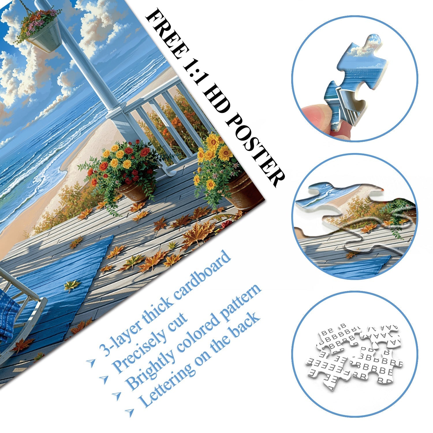 Rompecabezas de la brisa del mar 1000 piezas