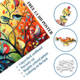 Pun puzzle a fila di gregge in fiore 1000 pezzi