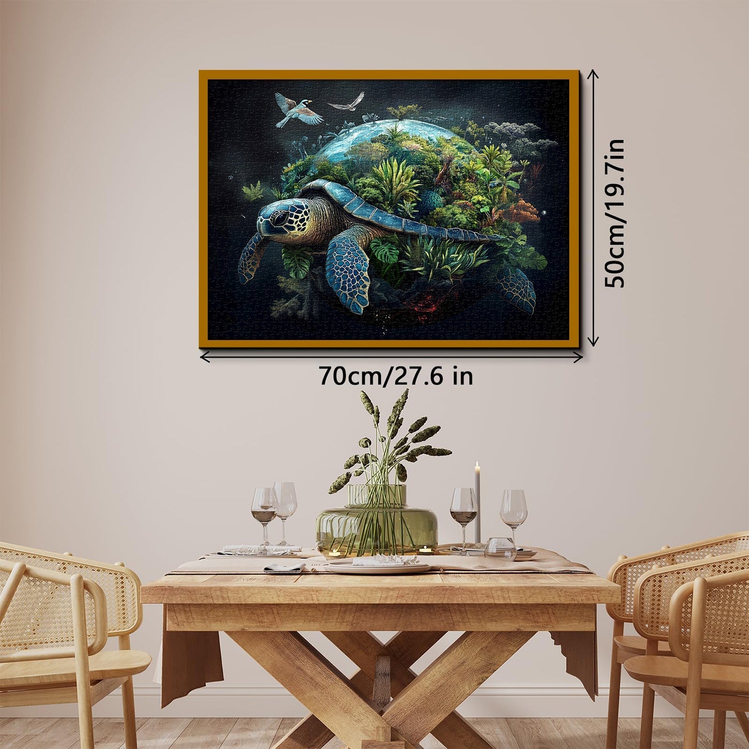 Earth Turtle Jigsaw Puzzles 1000 Pieces