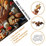 Piel de rompecabezas de banquete de pan 1000 piezas