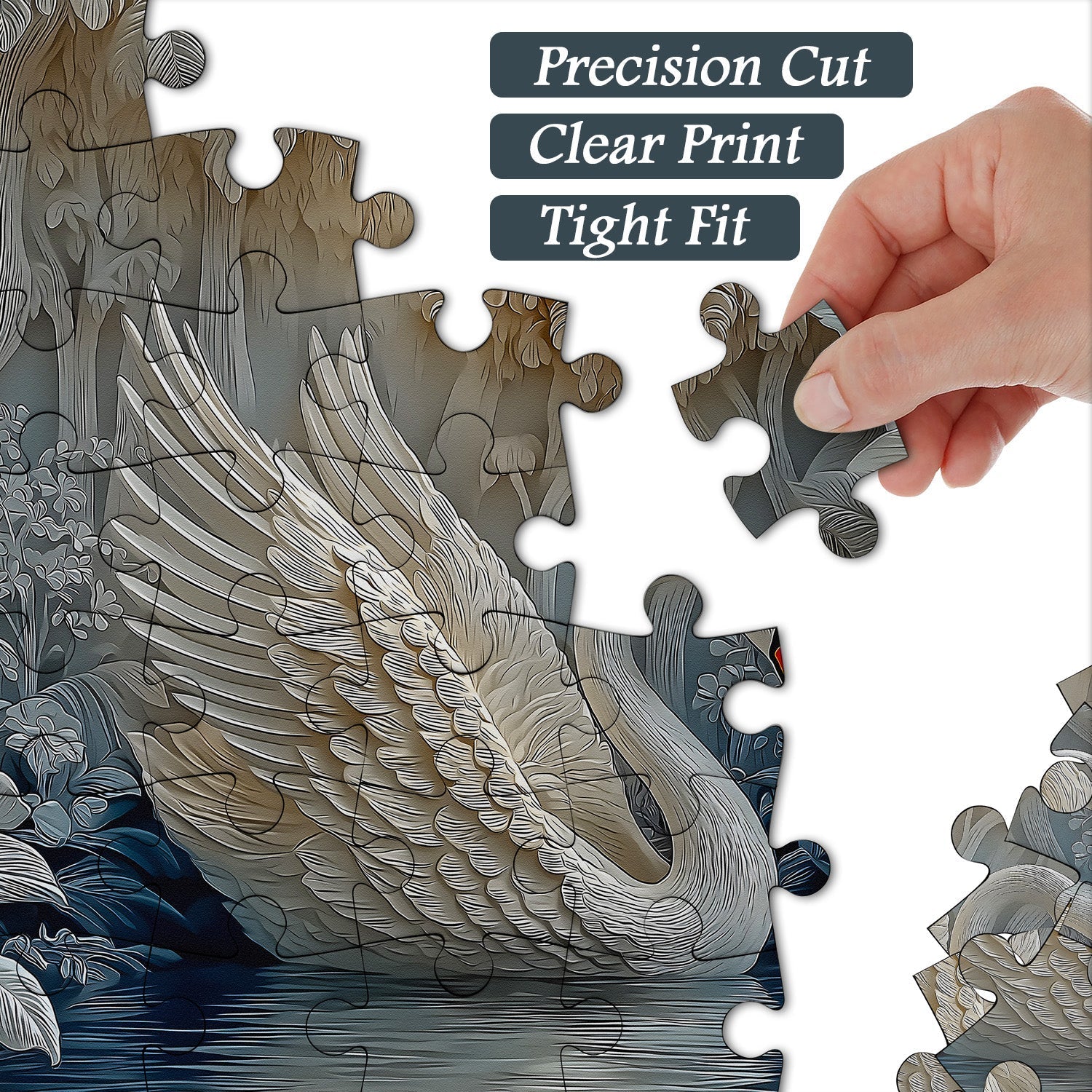 Puzzle Swan Serenity 1000 pezzi