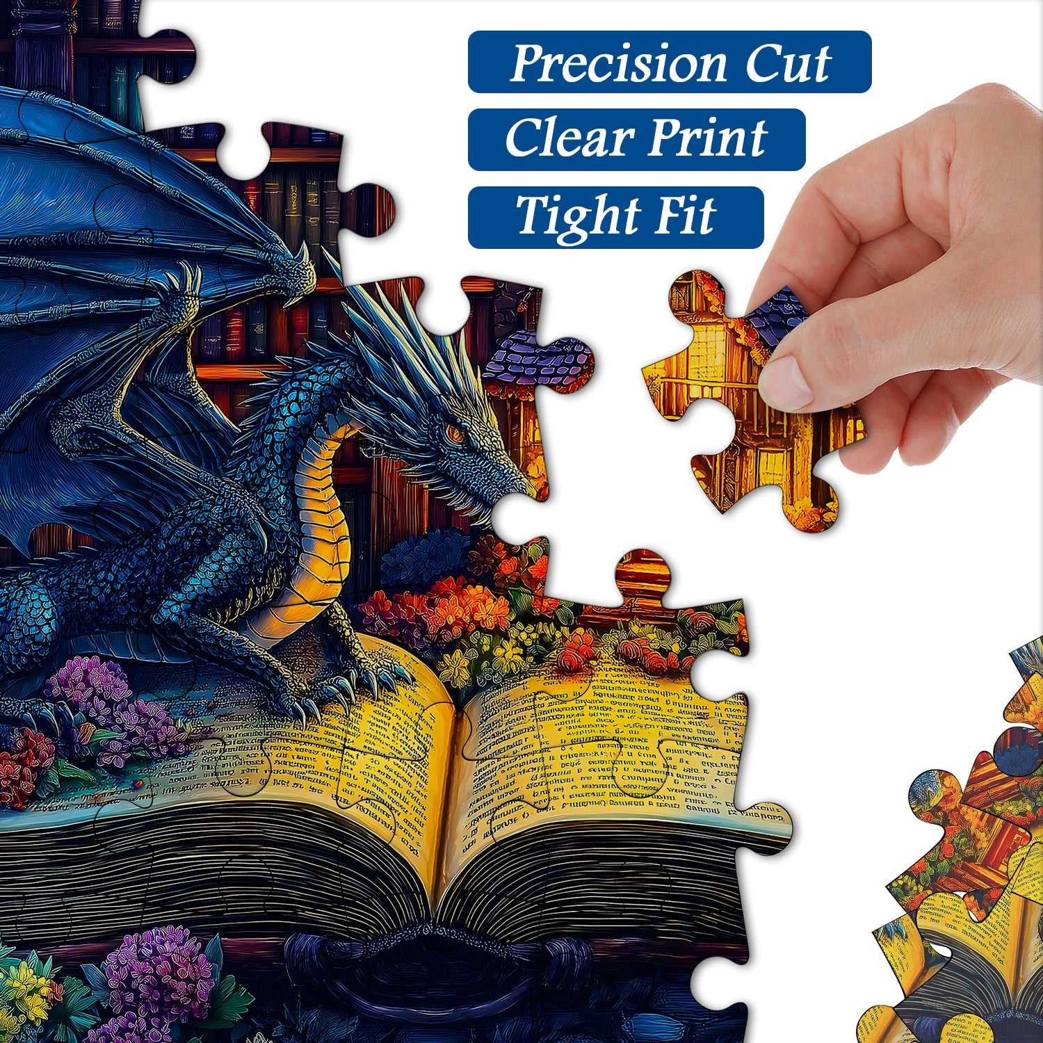 Libro encantado Dragon Jigsaw Puzzles 1000 Piece