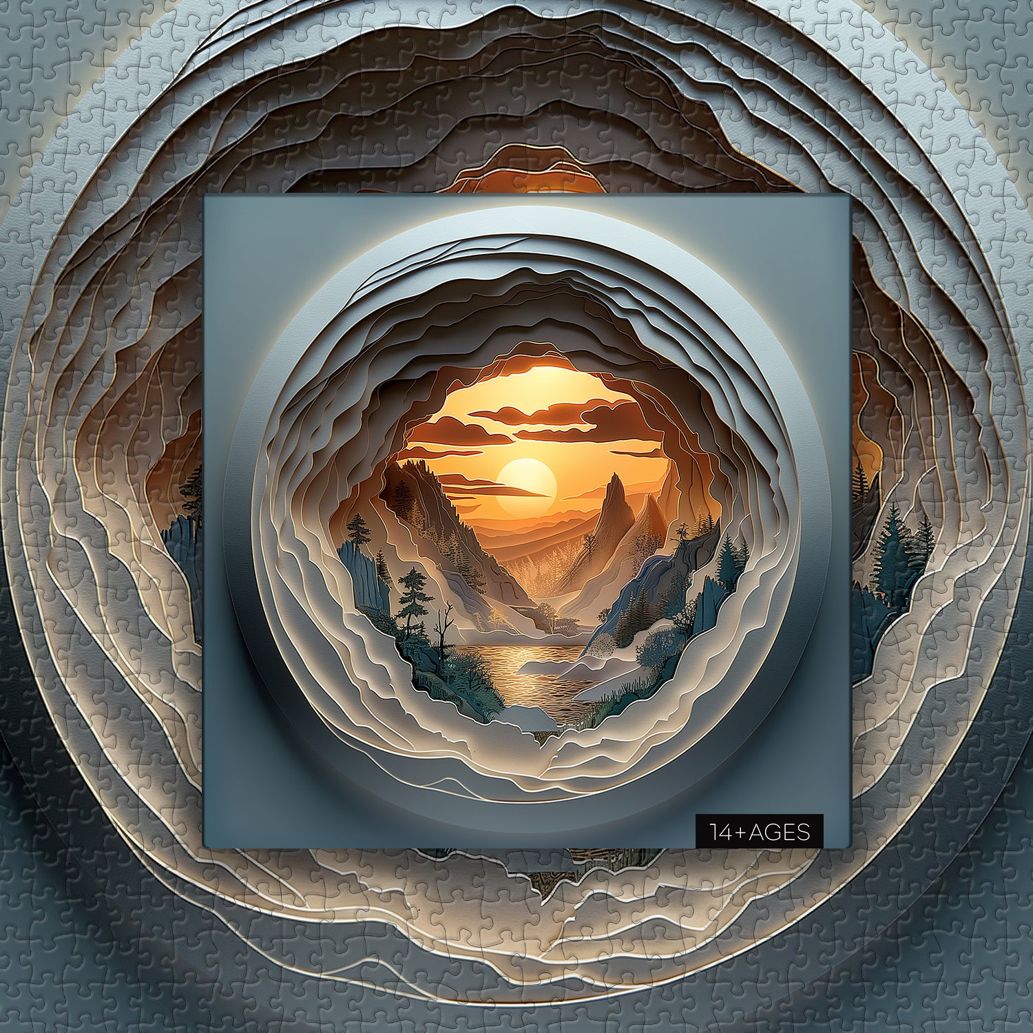 3D Fantasy Landscape Jigsaw Puzzle 1000 piezas