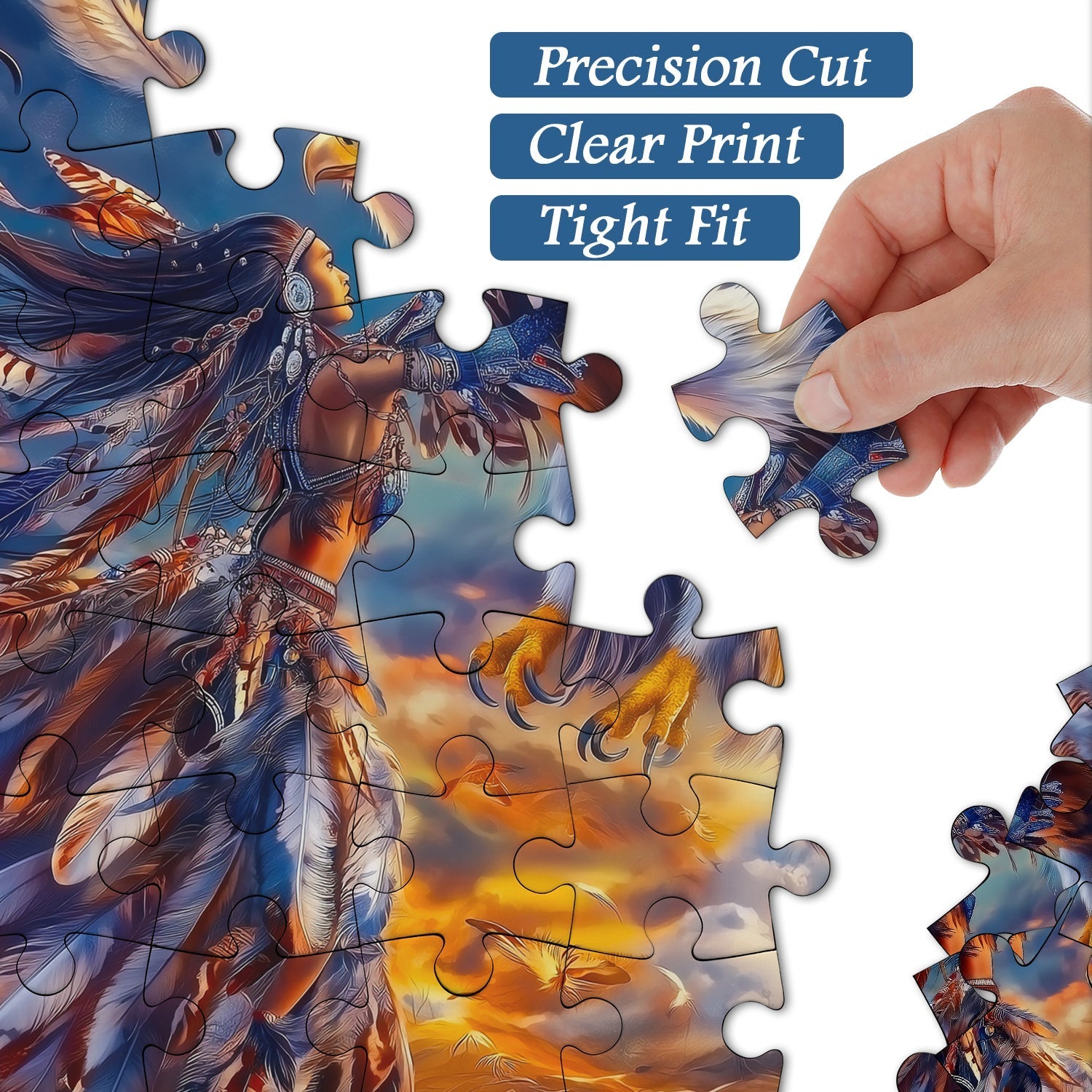 Eagle Spirit Abraza Jigsaw Puzzle 1000 piezas