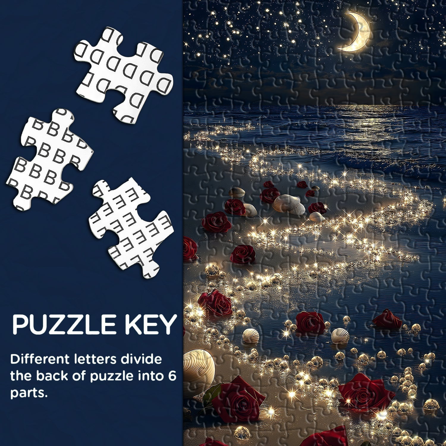 Sea of Roses Rompecabezas 1000 piezas