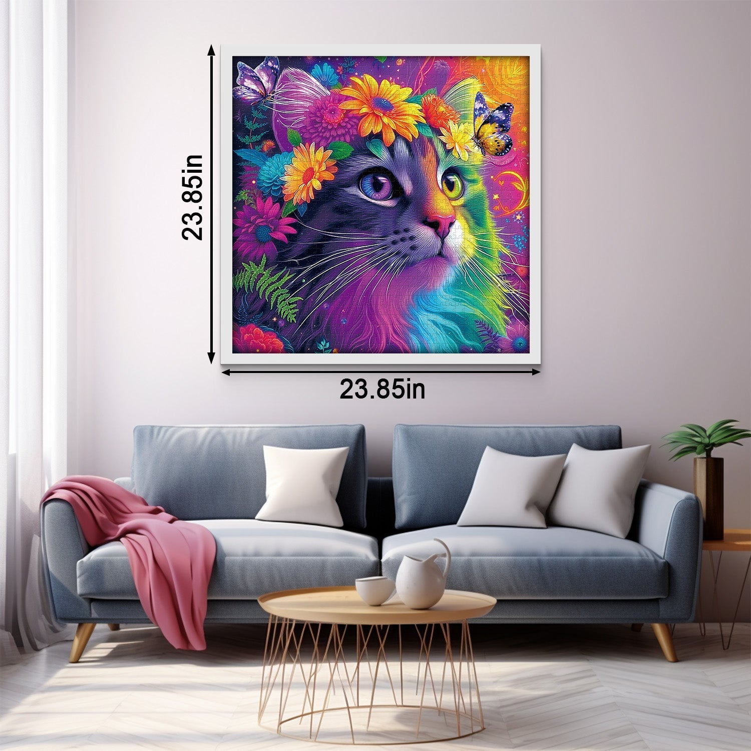 Schillernde Katzenpuzzle 1000 Stück