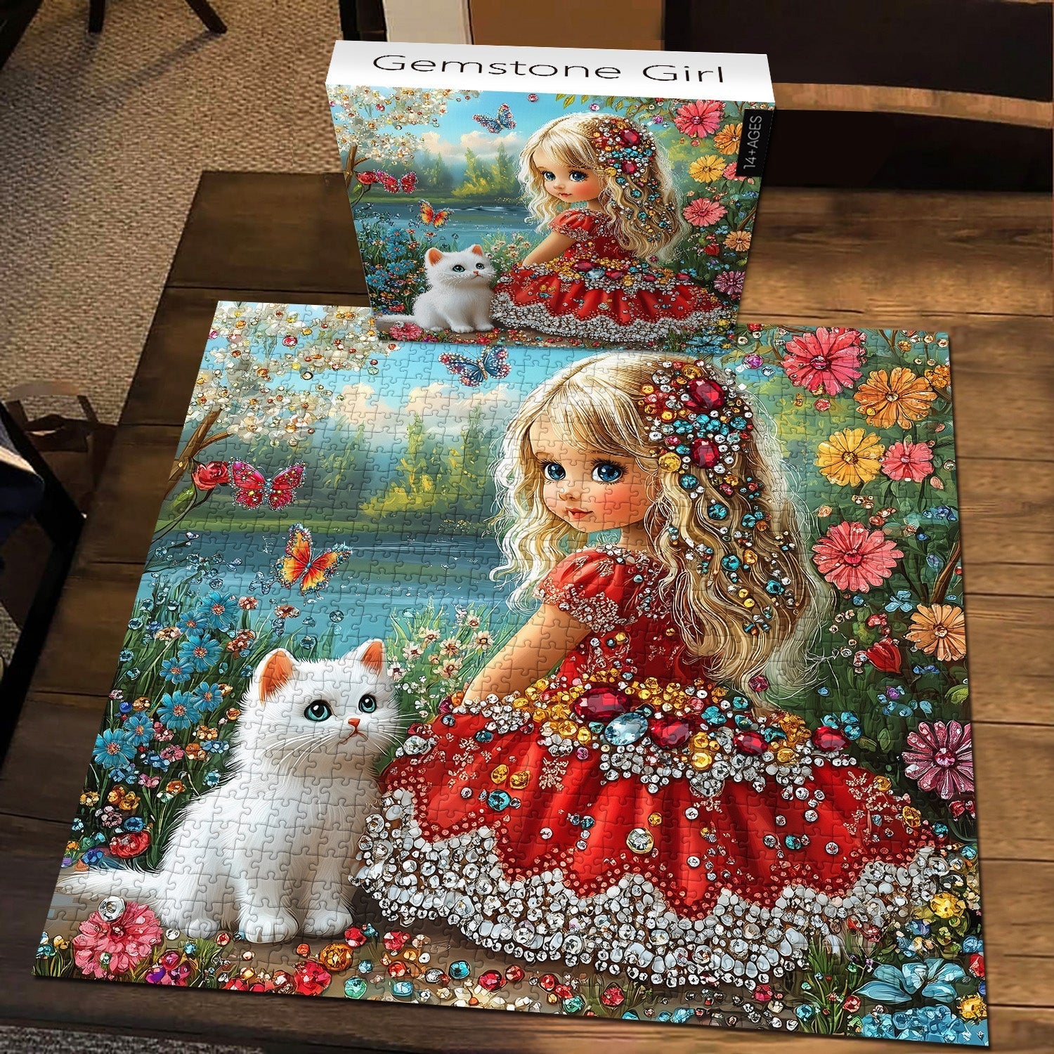 Gemstone Girl Jigsaw Puzzle 1000 piezas