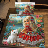 Gemstone Girl Jigsaw Puzzle 1000 piezas