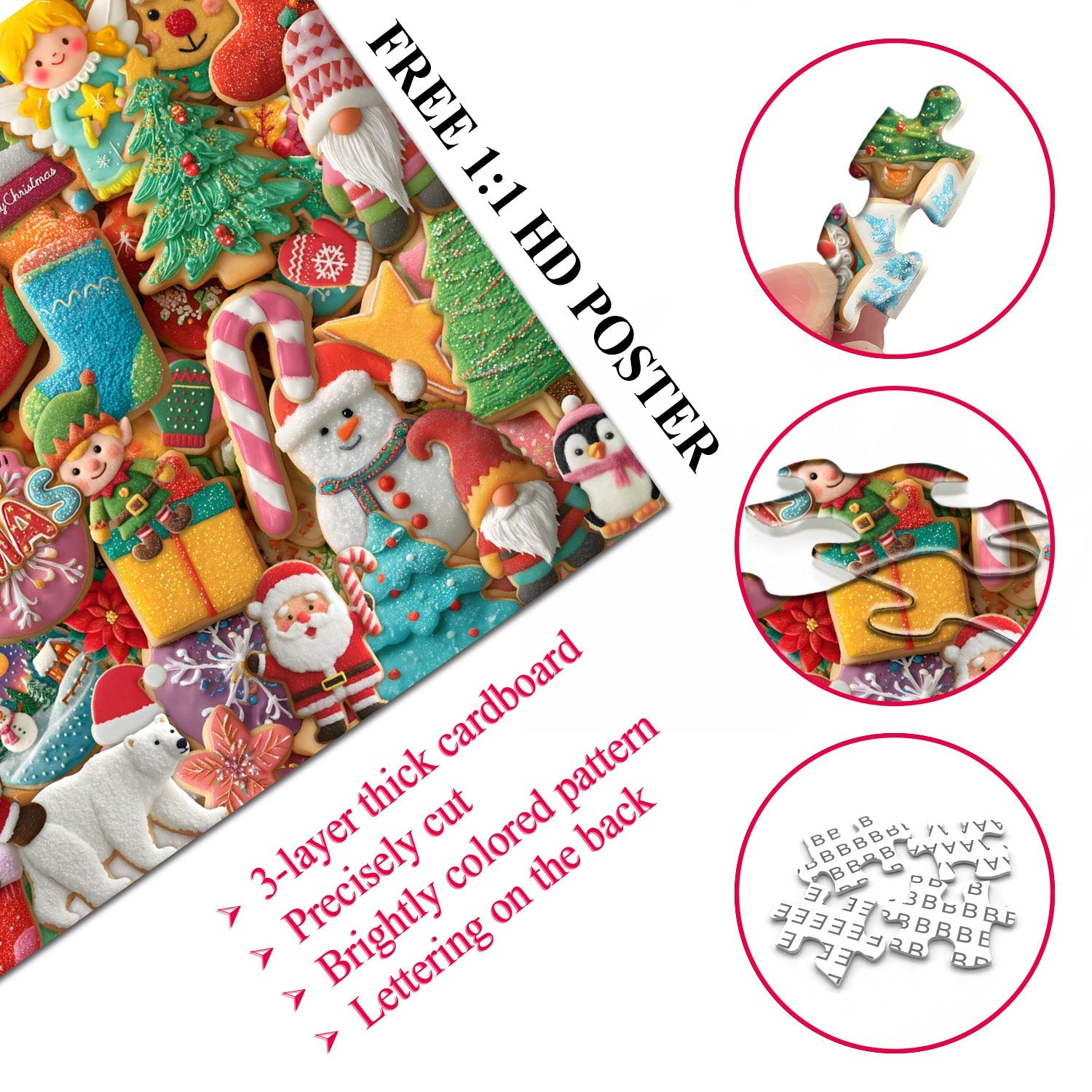 Sweet Christmas Jigsaw Puzzle 1000