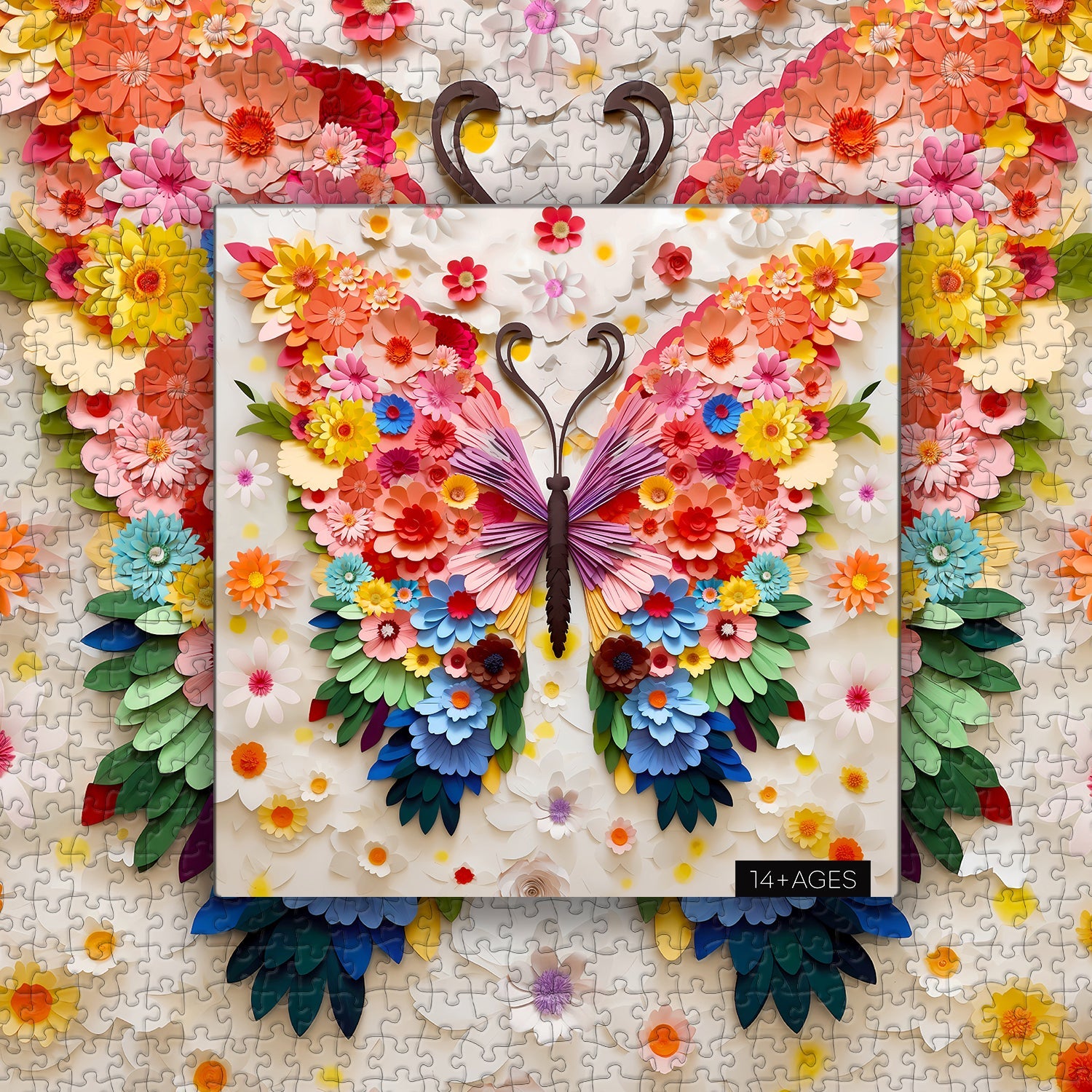 Bunte Wings Puzzle 1000 Stücke