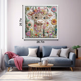 Elegante Volcillo de vaca Puzzle 1000 piezas