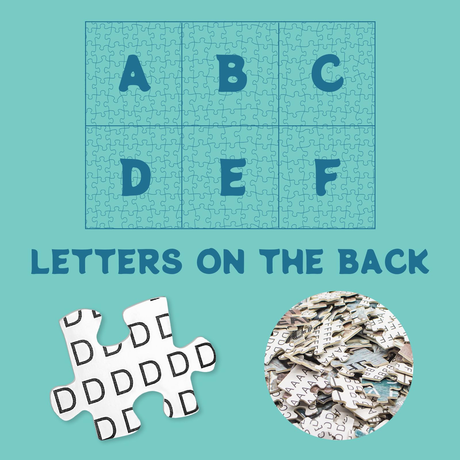 Rompecabezas de cuarteto de mochila 1000 piezas