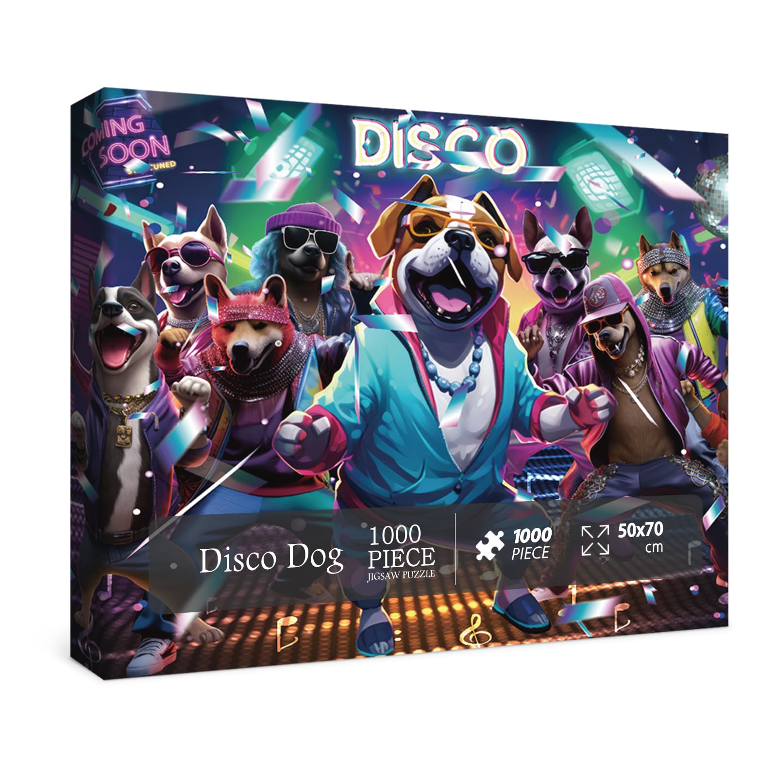 Disco perrito rompecabezas 1000 piezas