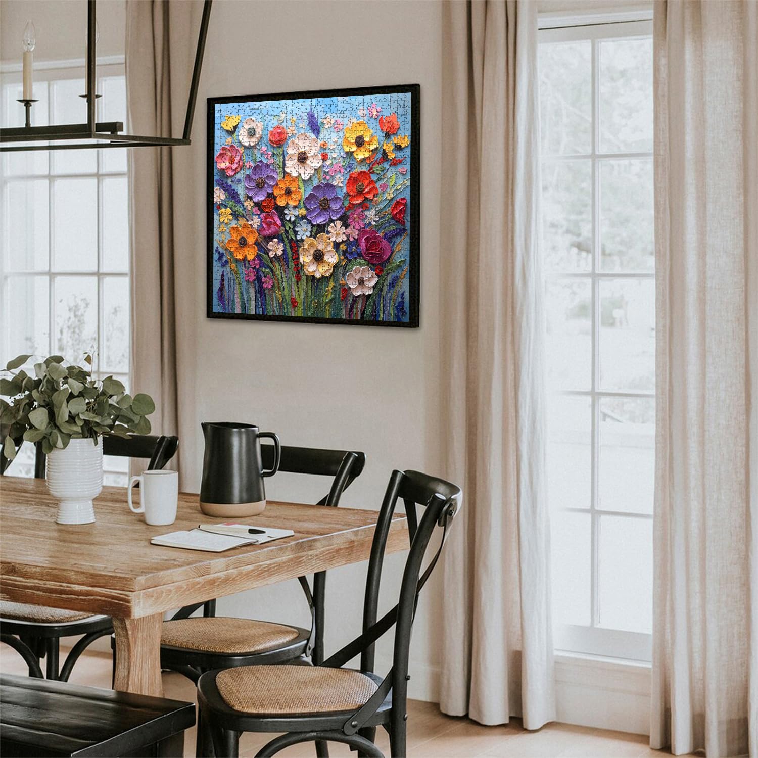 Buntes Blumenprozzel Puzzle 1000 Stücke