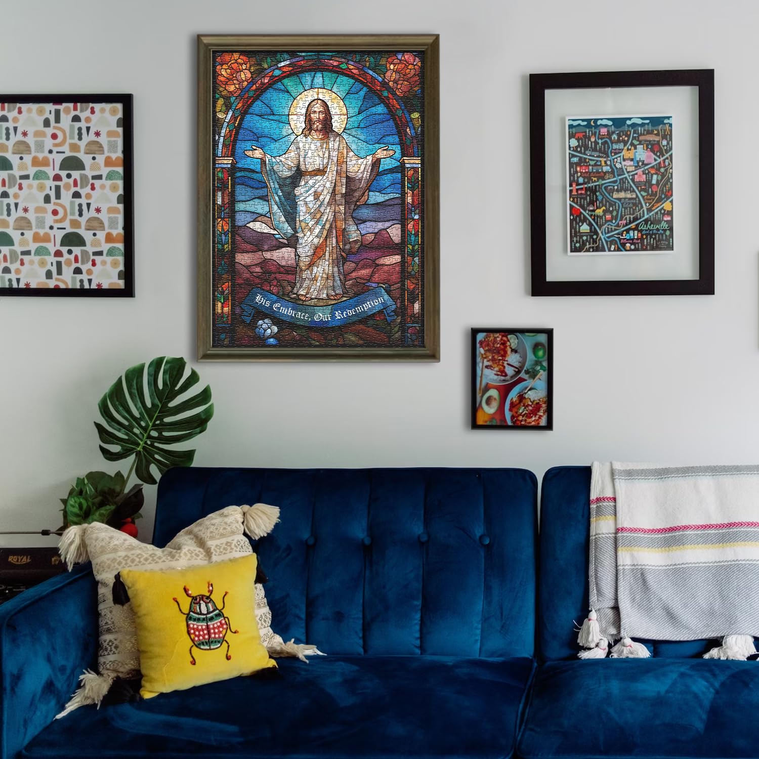 Vidrieras Jesucristo rompecabezas Puzzle 1000 piezas