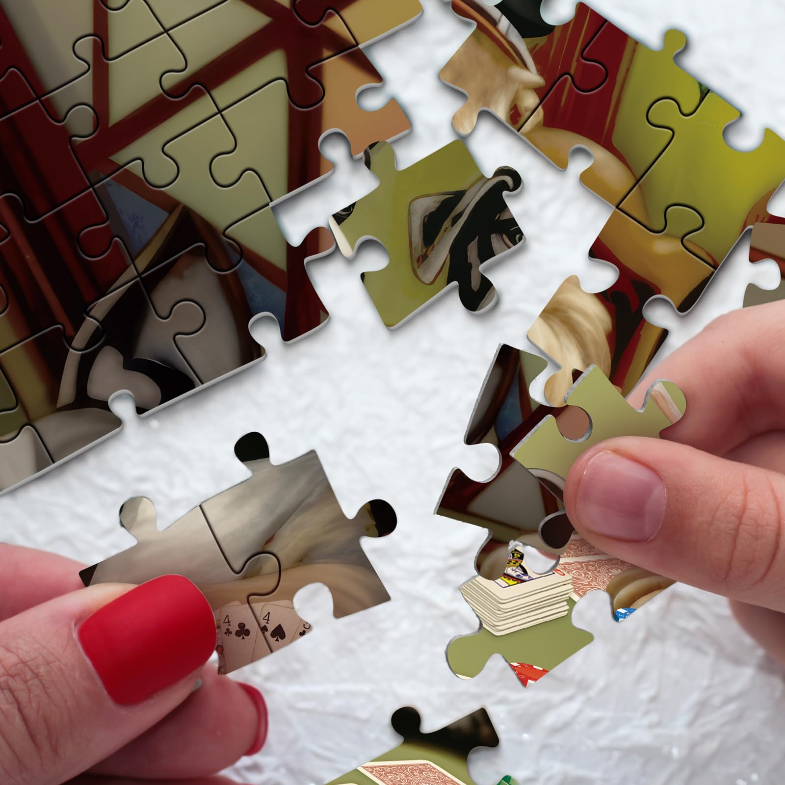 Poker Puppy Jigsaw Puzzle 1000 piezas