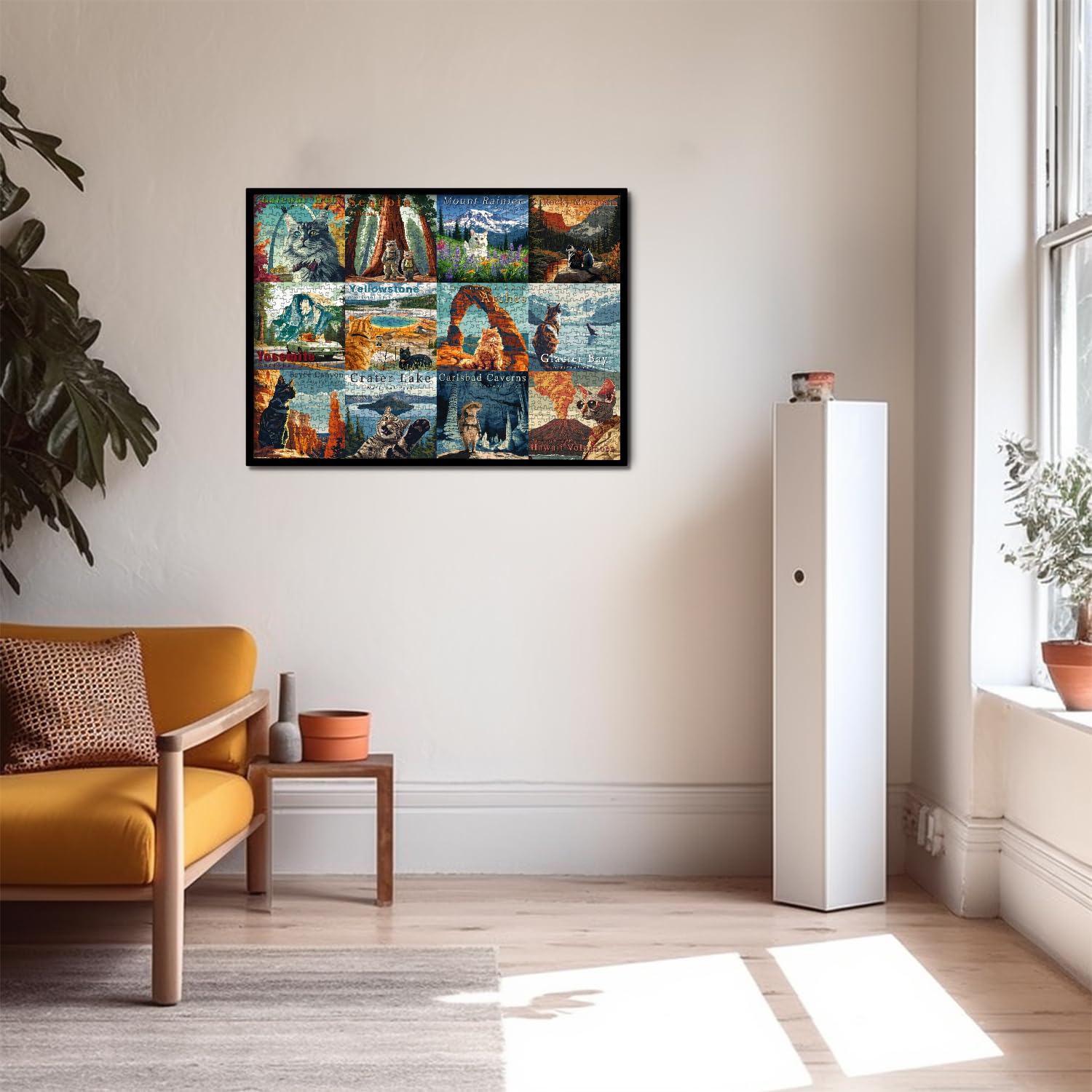 Katzen Nationalparks Puzzle 1000 Stücke