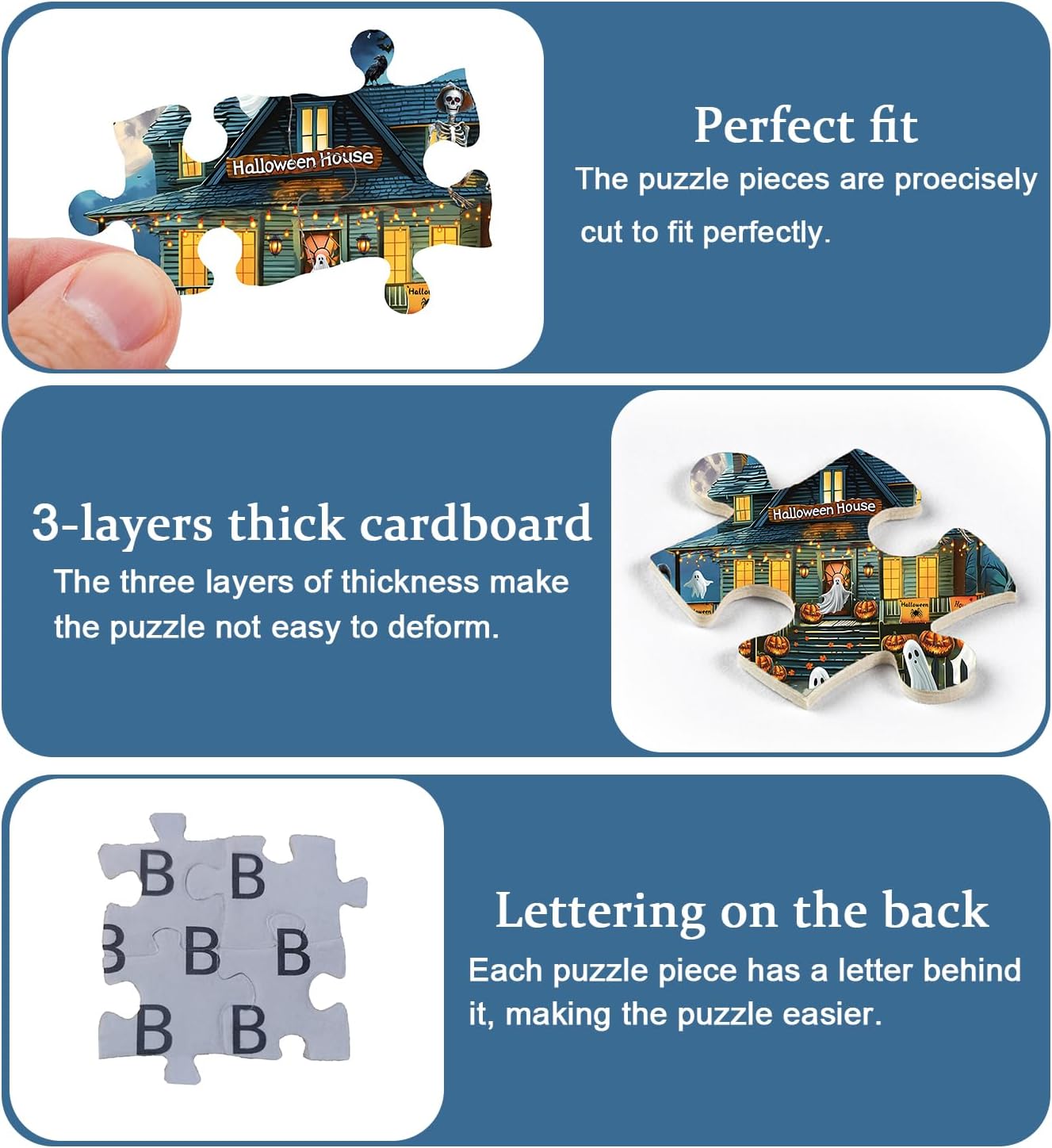 Halloween Haunted House Jigsaw Puzzle 1000 Stücke